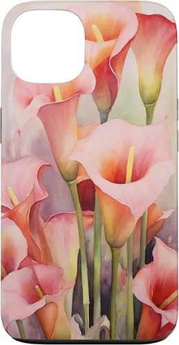 Vista 7 de Carcasa para iPhone 17 con diseño de flores de lirios de cala