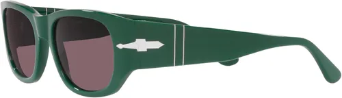 Vista 3 de Persol PO3307S - Gafas de sol rectangulares, VerdeNegro Polarizado