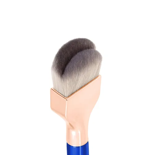 Vista 5 de Bdellium Tools Brocha de maquillaje profesional – Golden Triangle 972 Batidora de doble cúpula redonda – con todas las fibras sintéticas veganas