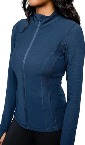 Vista 62 de Interlink Ribbed Princess Seam Performance Jacket