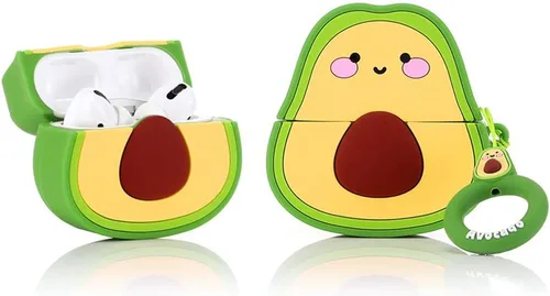 Vista 3 de Funda de silicona compatible con Apple Airpods Pro y Pro 2 Funda divertida y linda [Serie de postres de frutas](Zanahoria)