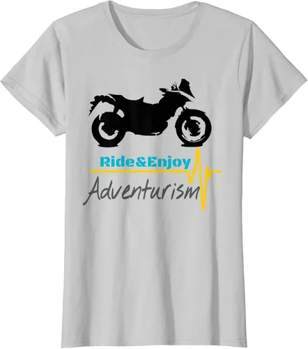 Vista 21 de Camiseta Moto Shirt V-Strom, gris, S Gris Oscuro