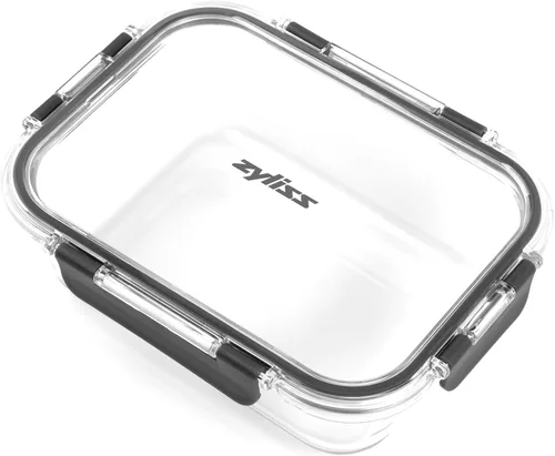 Vista 13 de [Usado] Zyliss Recipiente de vidrio, vidrio resistente a roturas, caja de almacenamiento de alimentos hermética con tapa sellable, apto
