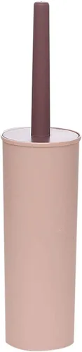 Vista 9 de Escobilla de inodoro y soporte, paquete de 2 cepillos de limpieza profunda, ergonómico, resistente, accesorios de baño de plástico, 1 paquete