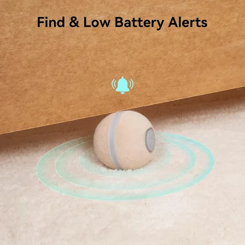 Vista 7 de Cheerble Juguete interactivo de bola para gatos, bola malvada M3, juguetes interactivos automáticos para gatos de interior con 3 modos, juguetes