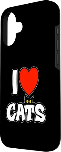 Vista 2 de I Love Cats cat Lover Kitten Parents Feline Fans only Owners Case for iPhone 16