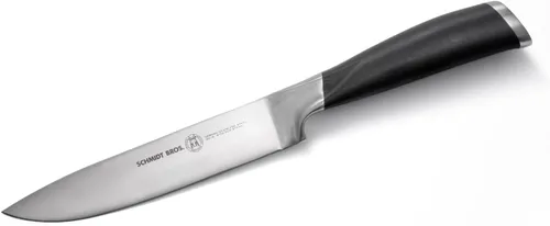 Vista 9 de Schmidt Brothers Heritage - Juego de 4 cuchillos de carne jumbo de acero inoxidable alemán de alto carbono
