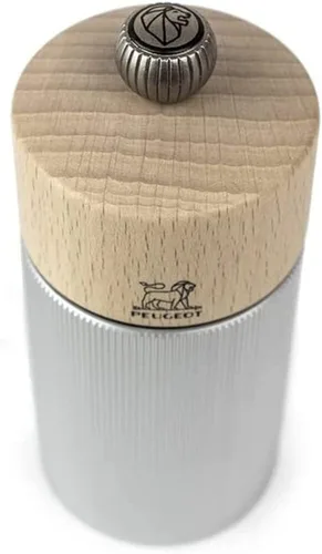 Vista 5 de Peugeot - Molinillo de pimienta de línea Classic con ajuste de molienda - Aluminio y madera certificada PEFC - Fabricado en Francia - Color natural.