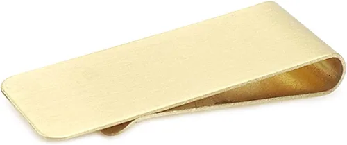 Vista 3 de Tsnamay 4 paquetes de clip de dinero de acero inoxidable delgado clip de dinero de cobre para hombres tarjetero de crédito cartera minimalista