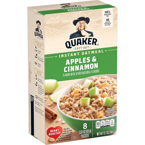 Vista 21 de Quaker Avena instantánea, proteína de azúcar morena de arce, 0.35 onzas de proteína, 12.6 onzas, paquete de 6