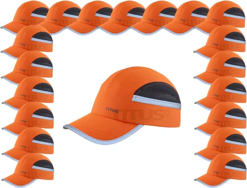 Vista 19 de TITUS Gorra de seguridad ligera - Gorra protectora estilo béisbol