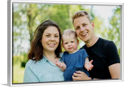Vista 12 de Impresiones en lienzo personalizadas con tus fotos, impresiones artísticas personalizadas de fotos a lienzo para fotos de familiares, bodas Sin marco