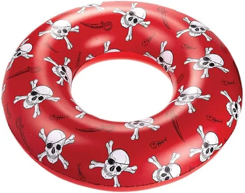 Vista 9 de Playtek - Anillo flotante gigante para piscina, tubo de natación redondo grande con purpurina rosa, flotadores duraderos para nadar en la playa
