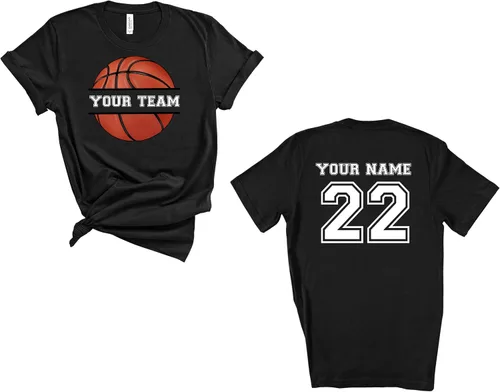 Vista 8 de Personalized Handmade Personalized Basketball Shirt, Custom Basketball Shirt, Basketball Mom Tee, Basketball Team Shirt, Basketball Shirt, School