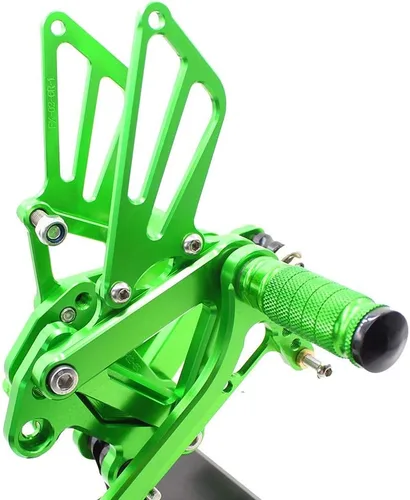 Vista 11 de Krace - Juego de reposapiés trasero para Kawasaki Ninja ZX6R ZX9R 1999-2002, ZZR600 2005-2008, reposapiés traseros, pedales de freno y cambio
