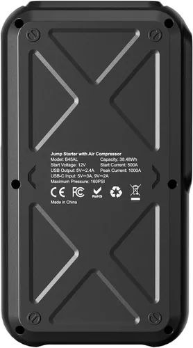 Vista 12 de Arrancador del salto de la batería del coche 12V con el compresor de Refuerzo de batería portátil de 12 V 1000 A para 6.0L de gas/3.0L diésel