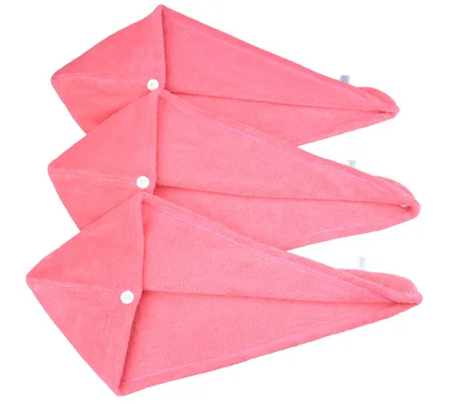 Vista 13 de HOPESHINE Toalla de ducha suave para mujer, turbante, toalla de secado para la cabeza, gran regalo para mujeres