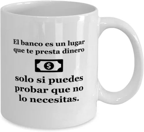 Vista 2 de El banco es un lugar que te presta dinero, solo si puedes probar que no lo ve.
