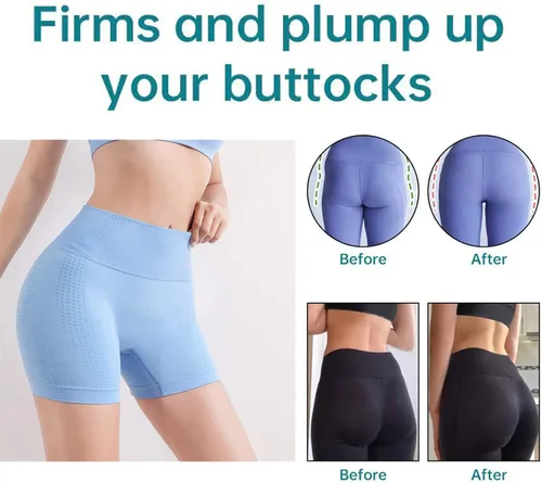 Vista 5 de Oplviude SHAPERMOV Pantalones cortos moldeadores de iones, tela transpirable y cómoda, contiene tela de turmalina, pantalones cortos con control