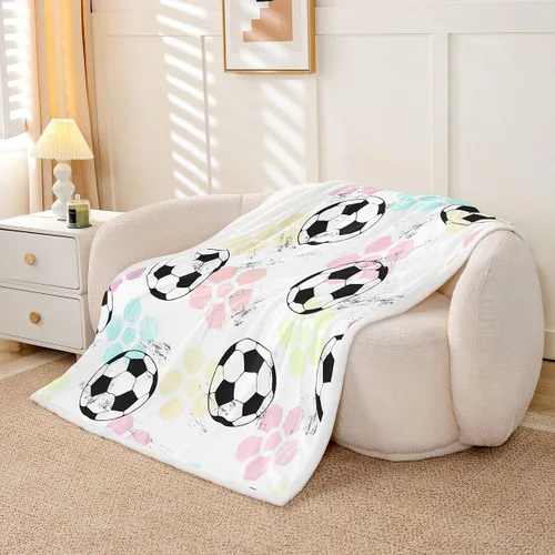 Vista 20 de Feelyou - Manta de forro polar con estampado de melocotones, diseño tropical de frutas, suave y linda, para cama, sofá, sillón, decoración de Multi