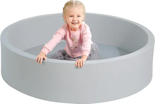 Vista 15 de Pote de bolas de espuma, 36 x 12 pulgadas, para interiores y exteriores, bola redonda suave, juguete de regalo ideal para niños, pozo de bolas suave