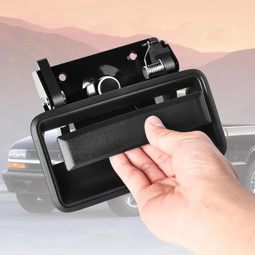 Vista 2 de FAERSI Pestillo de metal para puerta trasera con bisel compatible con Chevrolet Chevy GMC Truck C1500 C2500 C3500 K1500 K2500 K2500 K3500, Repalces#