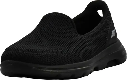 Vista 11 de Skechers Go Walk 5-15943 - Zapatos deportivos para mujer. Black Textile Trim