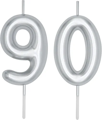 Vista 263 de DERVENTA Vela con números de 2.36 pulgadas, decoración perfecta para cumpleaños, brunch, postre, pastel, 1 pieza (número 0 rosa)