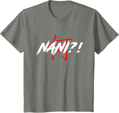Vista 86 de Nani Meme Anime Japanese Camiseta, Negro, S