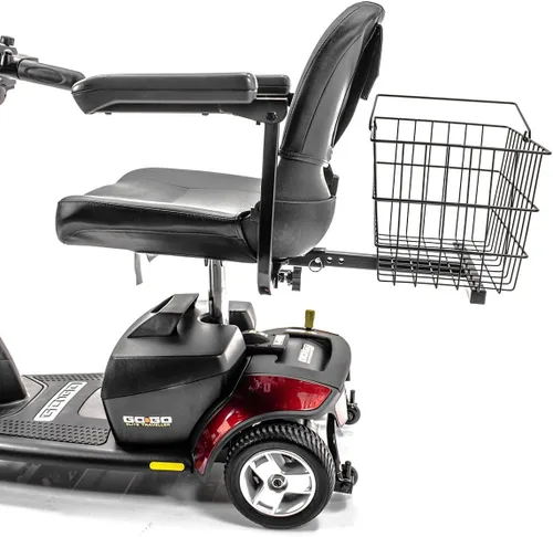 Vista 5 de Pride Mobility Soporte central de cesta trasera para scooter con pasador de horquilla de sujeción libre