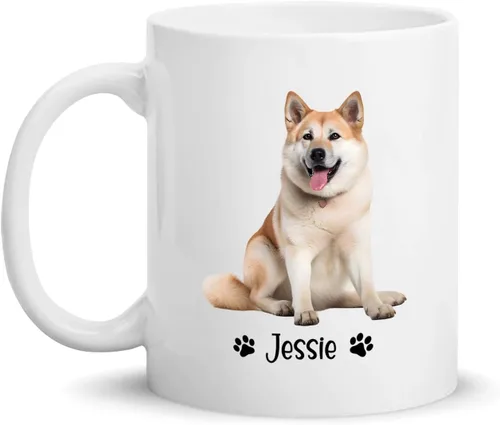 Vista 13 de Taza de café personalizada Golden Retriever con nombre para mamá o papá del perro, regalo personalizado para los amantes de los perros, taza de Taza