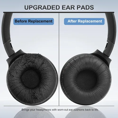 Vista 6 de Almohadillas de repuesto para auriculares Sony, almohadillas compatibles con Sony MDR- ZX100 ZX110 ZX110NC WH-CH500 CH520 CH510 V150 V250 V200 JBL