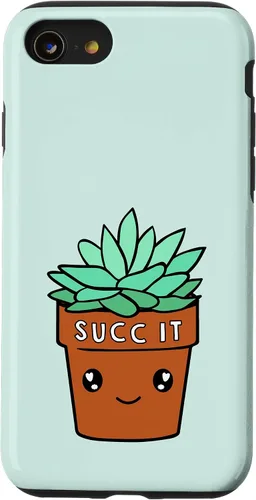Vista 18 de iPhone 16 Succ It - Cute Succulent Plant Lovers Gardening Theme Case