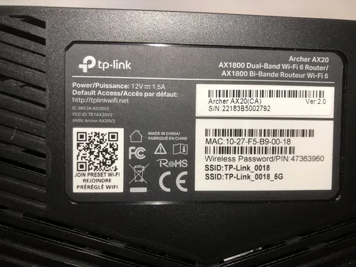 Vista 6 de TP-Link Enrutador WiFi 6 AX1800 - Enrutador WiFi inteligente (Archer AX20) – Enrutador 802.11ax, Enrutador Gigabit de banda dual, Controles