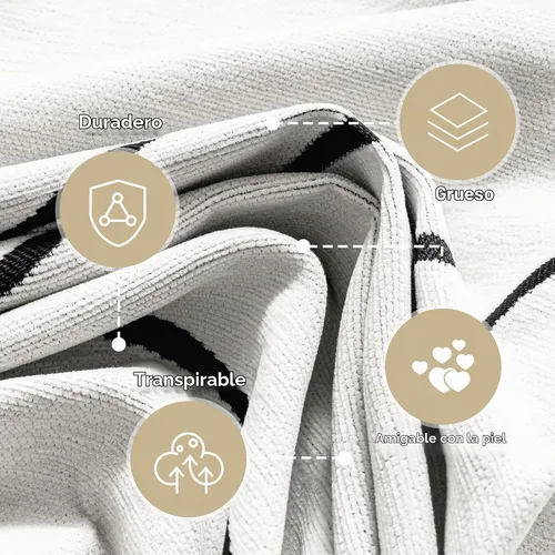 Vista 3 de MEETSKY Funda de sofá para sofá de cojines, protector de muebles de sofá, fundas de sofá de chenilla, fundas de sofá seccional para mascotas, funda