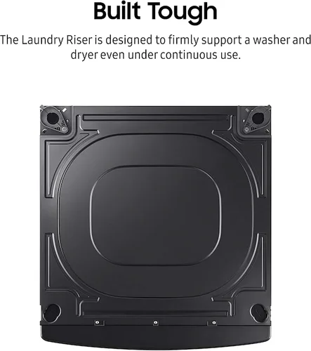 Vista 4 de SAMSUNG Soporte de pedestal elevador de lavandería de 27 pulgadas de ancho para lavadora o secadora de carga frontal de 27 pulgadas de ancho, eleva