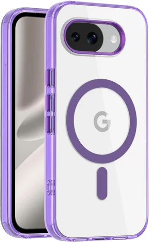 Vista 16 de Funda magnética transparente para Google Pixel 10A de 6.3 pulgadas, antiamarilleo, compatible con MagSafe a prueba de golpes, delgada, para Pixel