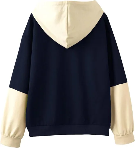 Vista 2 de Lindas sudaderas para mujer, ligeras, de manga larga, casuales, holgadas, estampadas, sin botones, ropa de abrigo regular