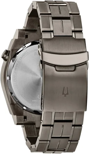 Vista 3 de Bulova Icon - Reloj cronógrafo de cuarzo de alta precisión para hombre, cristal mineral curvado