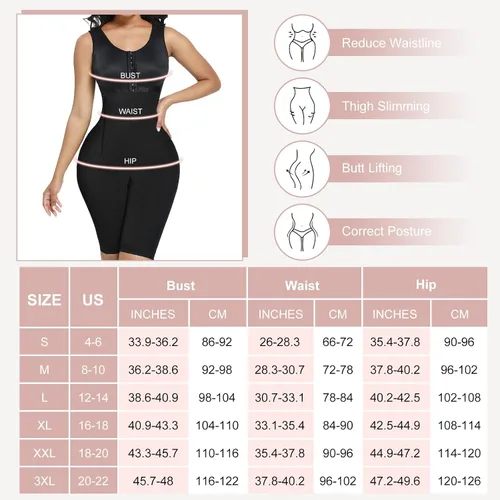 Vista 6 de FeelinGirl Fajas Colombianas Shapewear for Women Tummy Control BBL Stage 2 Post Surgery Compression Garment