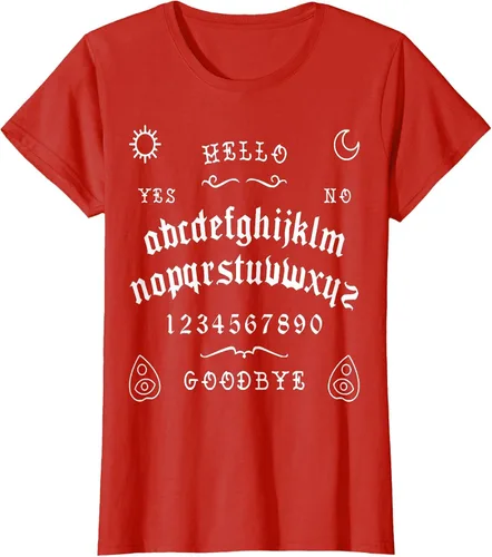 Vista 56 de Camiseta inspirada en la tabla Spirit Board Ouija Asphalt Grey
