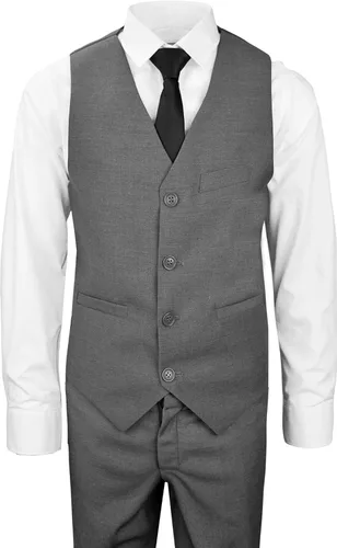 Vista 4 de Black n Bianco Signature - Traje completo para niño, ajustado