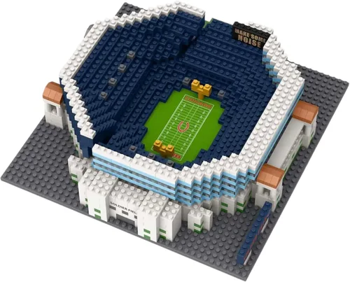 Vista 10 de FOCO NFL Bloques de construcción unisex para adultos 3D Mini BRXLZ con forma de estadio del equipo de la NFL