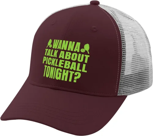 Vista 2 de devor Hats Wanna Talk About Pickleball Tonight Dad Hats for Women Graphic Dad Hat Adjustable