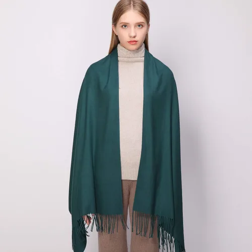 Vista 4 de RIIQIICHY - Bufanda y chal tipo pashmina para mujer, accesorio para vestido de noche, dama de honor, boda, novia, bufandas largas, grandes y cálidas