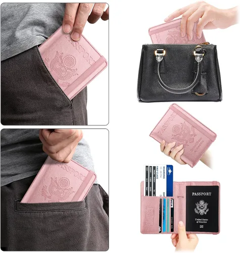 Vista 6 de Walnew RFID - Funda para pasaporte