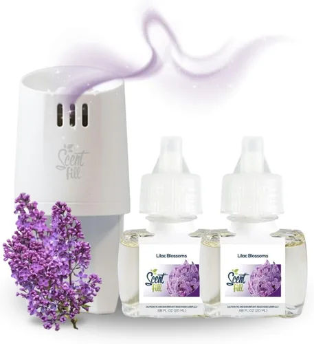 Vista 14 de Scent Fill Ambientador enchufable de sidra de manzana, repuestos de aceite perfumado, 2 recambios + difusor