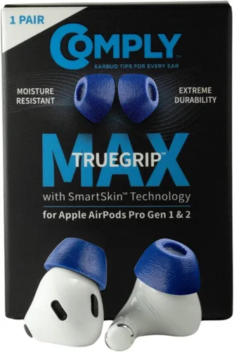 Vista 23 de Almohadillas de espuma viscoelástica Comply de repuesto para auriculares Apple AirPods Pro 1 y 2 Comodidad máxima, ajuste seguro, aislamiento