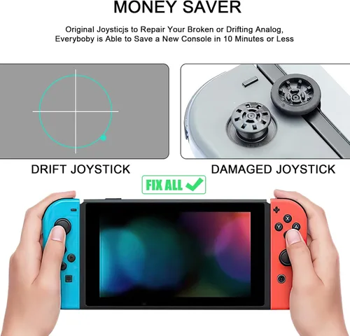 Vista 3 de Joystick de repuesto para Switch Lite, kit de herramientas de repuesto de joystick de reparación para Switch Lite y Nintendo Joycon