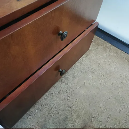 Vista 4 de Pomo de cajón negro antiguo de un solo agujero, disco antiguo americano, accesorios de gabinete de aleación de zinc para tiradores de cocina y baño